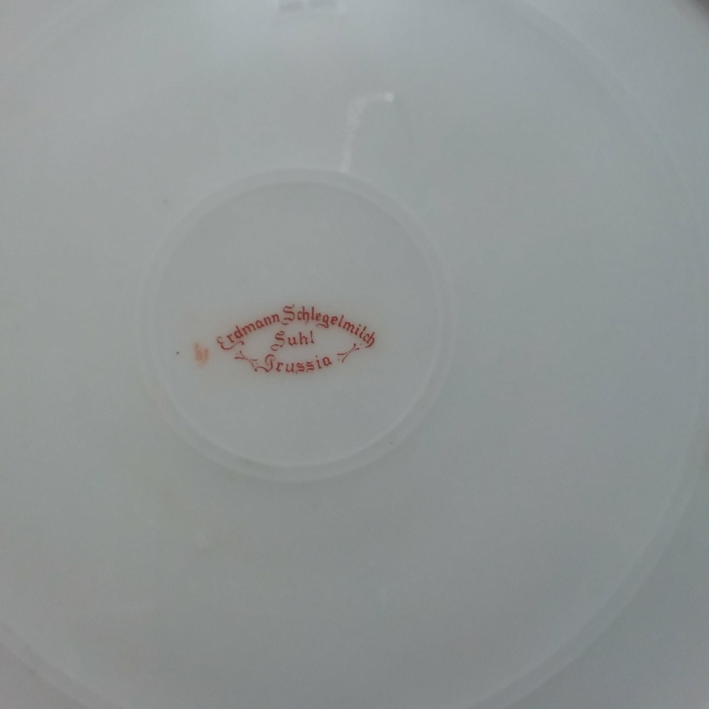 Antique  Porcelain Cake Tray  Made in Prussia - Picture 9 of 10